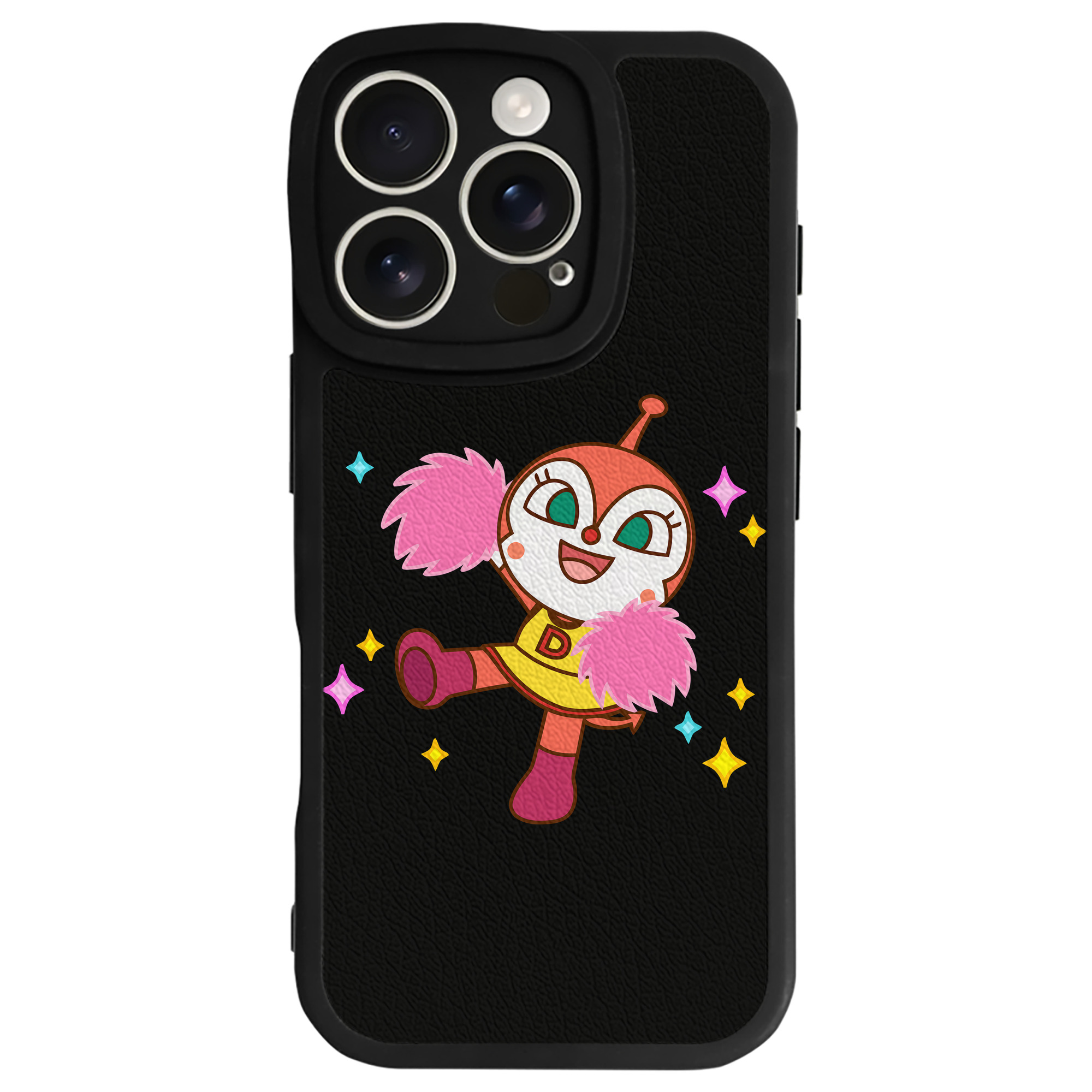 （画像用） アンパンマン Anpanman 【iPhone 16シリーズ対応】シリコンスマホケース（レザー調） 材質：シリコン